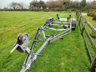 Heavy duty braked galvanised trailer