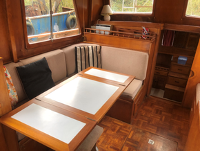 Saloon table opened out