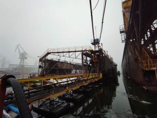 Set of units-Dock-pontoon/Pontoon Lifte