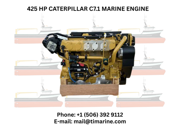 425 HP Caterpillar C 7.1 Marine Engine