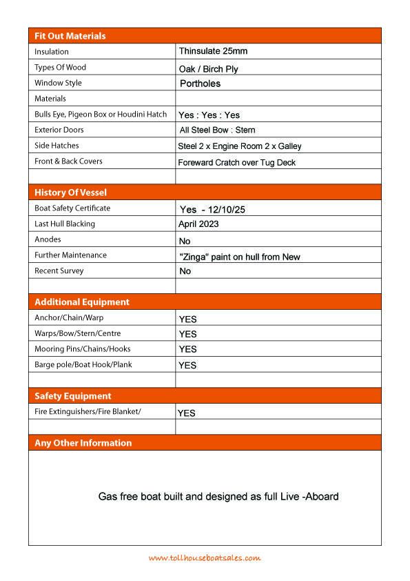Destiny Boat Details Forms 3