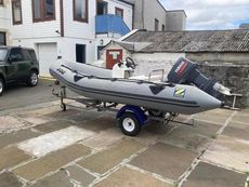 ZODIAC PRO 470 RIB, 40HP YAMAHA, ROAD TRAILER