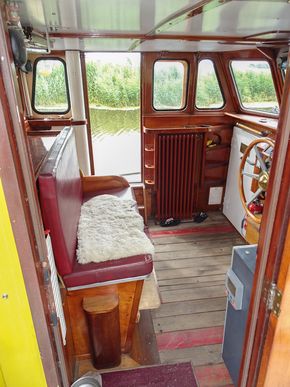 Varend Woonschip ex RWS vlet 14.78