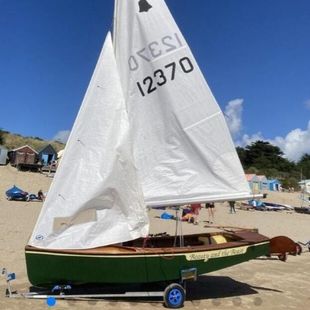 GP14 sailing dinghy - Sail #12370,