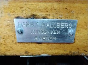 Harry Hallberg Plate