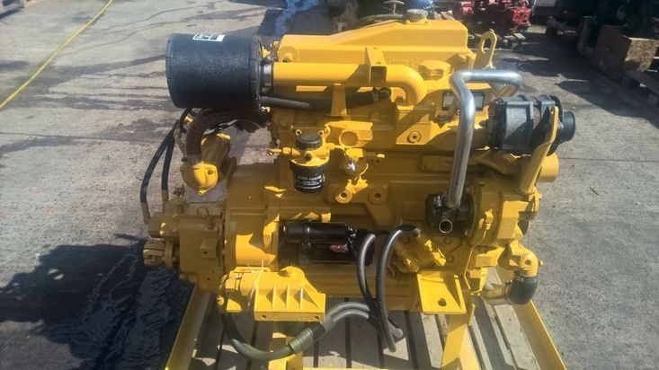 John Deere 4045 TFM Marine Diesel Engine Breaking For Spares
