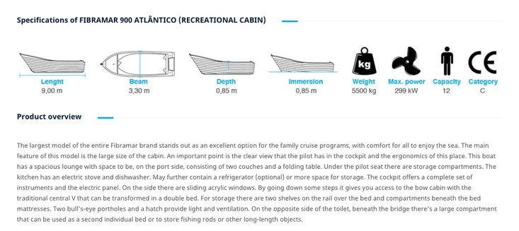 900 Atlântico (recreational cabin-large)