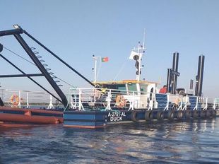 'Duck' - dismountable cutter suction dredger, 450mm discharge dia.