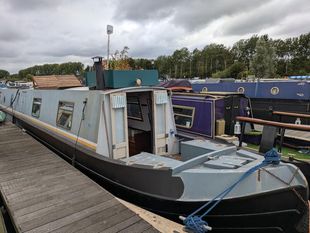 Otto - 57' Narrow boat, mooring available at Roydon Marina