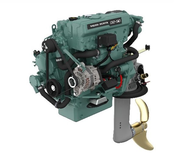 NEW Volvo Penta D2-50 49hp Marine Diesel Engine & 130S Saildrive Package