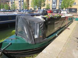 Barley 40ft traditional stern and layout built in 1991