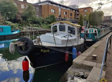 Island plastics fishing boat