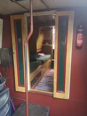  Engine room through to back cabin