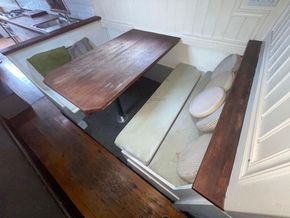 Narrowboat 59ft Mid Engine Trad Tug  - Saloon