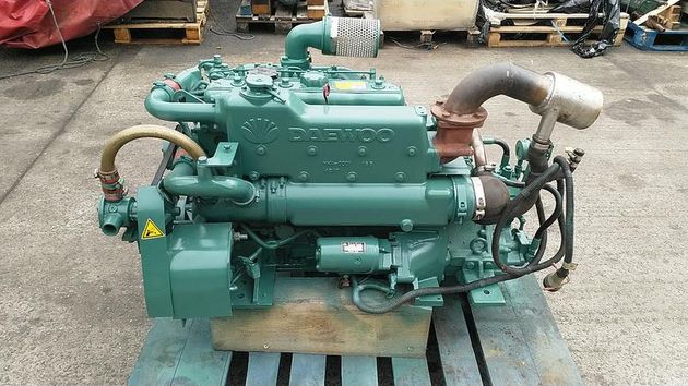 Doosan L034 70hp Marine Diesel Engine Package - TWO AVAILABLE