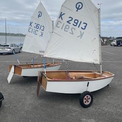 Super Pair of Beginner Optimist Dinghies
