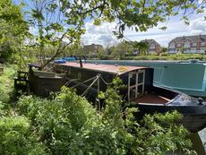 Widebeam on Residential Mooring