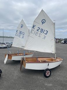 Super Pair of Beginner Optimist Dinghies