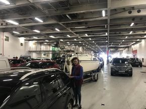 On the ferry for Ireland