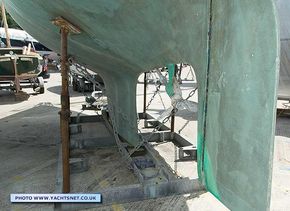 Keel and rudder