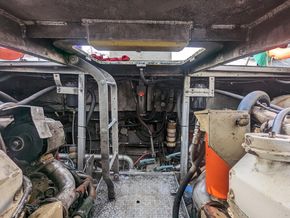 twin cummins diesel work boat