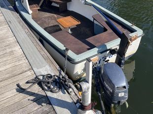 16ft day boat launch with 8HP outboard