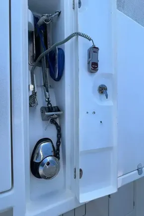 Leopard 45 yacht electrical panel with wiring and components, 2019 model.