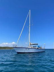 BARGAIN for TRAVEL-Aluminium Sailyacht 49' Center cockpit topmaintaine