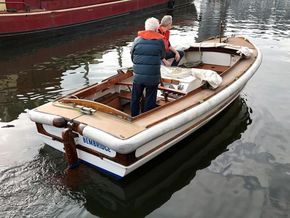Classic Motor launch 18ft - owner is open to serious OFFERS! - Underway