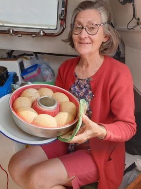 Fresh bread from the Galley