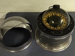8″  Chromed Brass Danforth Constellation Marine Compass