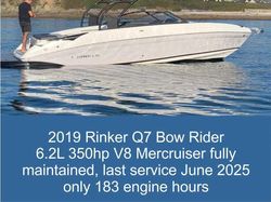 2019 Rinker Q7 Bow Rider
