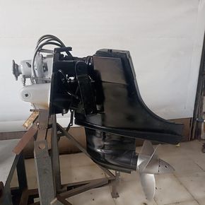 Yanmar marine engine with stern drive