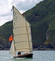 18 ft modern lugsail yawl.