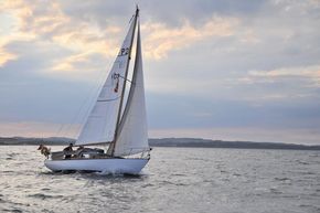 Under full sail