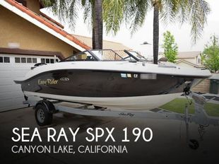 2018 Sea Ray SPX 190