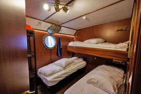 3 mast Charterschip / Evenementenboot 44 nachtgasten, 150 daggasten