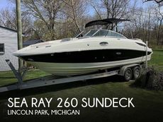 2011 Sea Ray 260 Sundeck