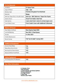 Tollhouse Boat Details Form 3 