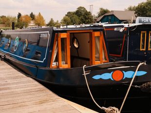 Badger - beautiful traditional narrowboat built by Charlie Fox himself