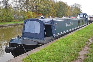 58ft Electric Square Cruiser Stern Narrowboat