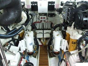 Engine room - easy service layout