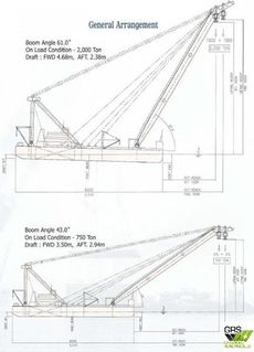 85m / Crane Vessel for Sale / #1117024