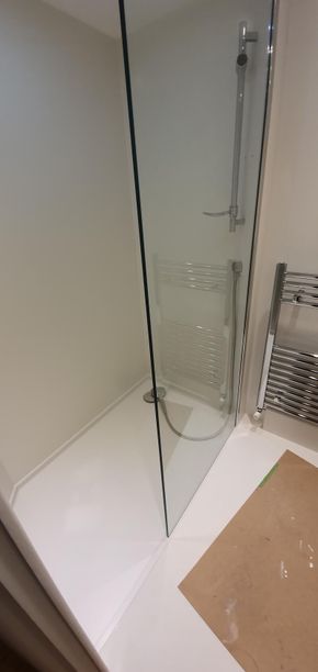 large walkin shower