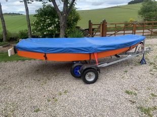 Mirror Dinghy on Combi Trailer