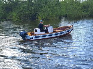 16ft Wooden Clinker Open Boat