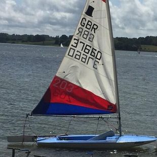 Topper Dinghy Blue + Launching Trolley
