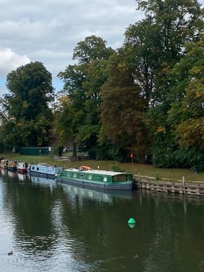 Enjoying the river Thames in Wallingford
