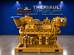 CATERPILLAR 3412C MARINE ENGINE &ndash; 720 HP @ 1800 RPM&ndash; OVERHAULED