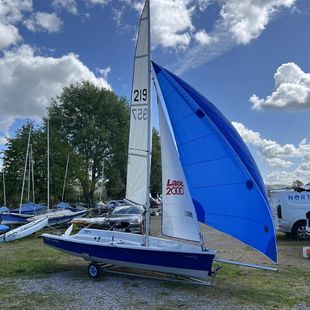 Sold Laser 2000 Liquid Sunshine sail No 21957